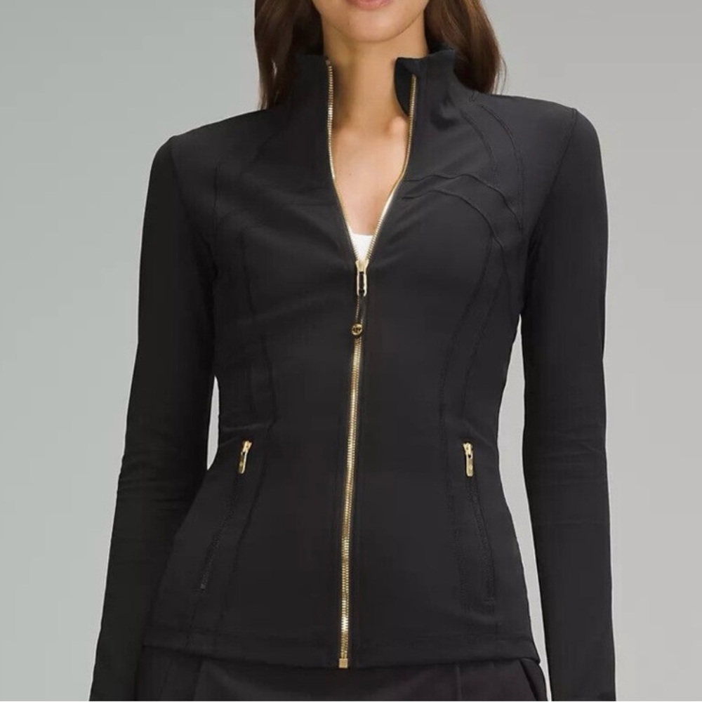 Similar Women's black define Jacket w/ gold zip (has logo)